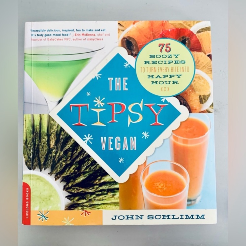 Tipsy Vegan Recipes Book